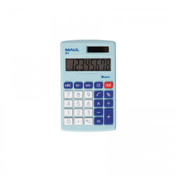 MAUL M 8 calcolatrice Tasca Calcolatrice con display Blu, Bianco
