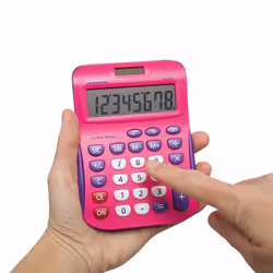 MAUL MJ 550 calcolatrice Tasca Calcolatrice con display Rosa - Vista aggiuntiva 4