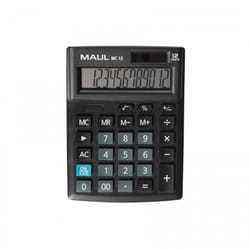 MAUL MC 12 calcolatrice Tasca Calcolatrice con display Nero