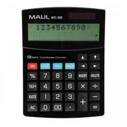 MAUL MTL 800 calcolatrice Desktop Calcolatrice con display Nero