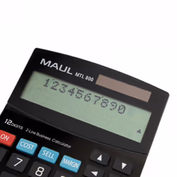 MAUL MTL 800 calcolatrice Desktop Calcolatrice con display Nero