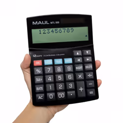 MAUL MTL 800 calcolatrice Desktop Calcolatrice con display Nero
