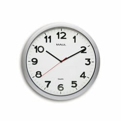 MAUL 9054195 orologio da parete e da tavolo Orologio al quarzo Rotondo Argento