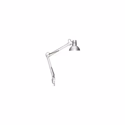 Lampada da tavolo a LED MAULstudy, con morsetto, argento. Fornitura = in parte smontato. Tipo di prodotto = luci da tavolo. B ...