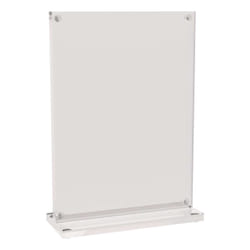 MAUL 1948005 stand informativo e supporto per brochure Supporto per segnale A6 Acrilico Bianco