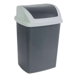 MAUL 9522487 bidone per la spazzatura 24 L Rettangolare Plastica, Polipropilene (PP) Grigio scuro, Bianco