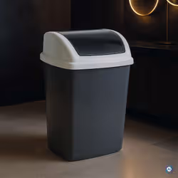 MAUL 9522487 bidone per la spazzatura 24 L Rettangolare Plastica, Polipropilene (PP) Grigio scuro, Bianco - Vista aggiuntiva 2