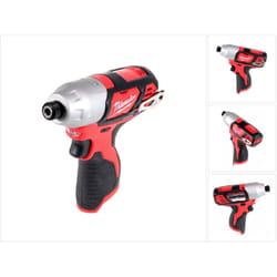 Milwaukee - Avvitatore a impulsi a batteria M12 bid 12 v Solo ( 4933441955 ) - senza batteria e caricabatterie