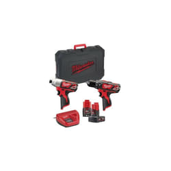 Milwaukee - Kit M12 trapano avvitatore e avvitatore a impulsi 4933443497