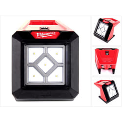 Milwaukee - M12 AL-0 faretto da cantiere a batteria ( 4933451394 ) 12 v Li-Ion solo luce - senza batteria, senza caricabatterie