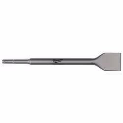 Scalpello largo Milwaukee con attacco SDS Plus, progettato per garantire asportazioni rapide di materiale su calcestruzzo, ma ...