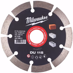 Disco diamante GENERAL OBRA - DU 115mm - Dia Blade DU 115mm - 1pc