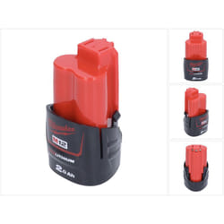 Milwaukee - Batteria M12 B2 12 v - 2,0 Ah / 2000 mAh Li-Ion - 1 pezzo