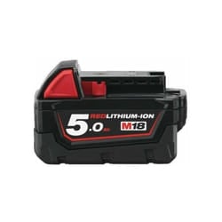 Milwaukee - Batteria al litio rossa 18V 5,0Ah e - M18 B5