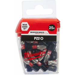 Milwaukee - Set Di Punte Per Trapano, Punta pz 2 x 25 mm, Set di 25 pezzi