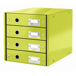 Leitz 60490064 scatola per la conservazione di documenti Cartoncino, Pannello in fibra Verde