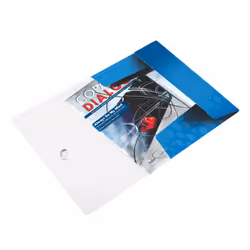 Leitz WOW Polipropilene (PP) Blu, Metallico A4
