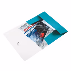 Leitz WOW Polipropilene (PP) Blu, Metallico A4