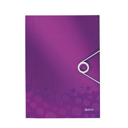 Leitz WOW Polipropilene (PP) Metallico, Viola A4