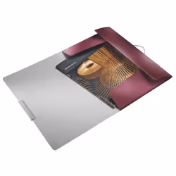 Leitz Style 3-Flap Polipropilene (PP) Rosso A4