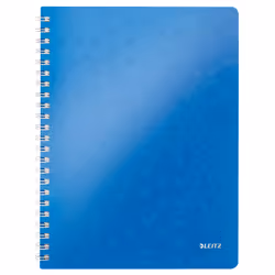 Leitz 46380036, Fantasia, Blu, A4, 80 fogli, 80 g/m², Copertina morbida