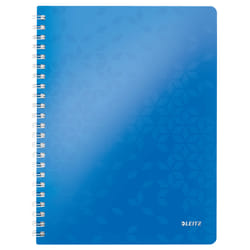 Leitz 46380036 quaderno per scrivere A4 80 fogli Blu
