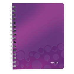 Leitz WOW quaderno per scrivere A5 80 fogli Viola