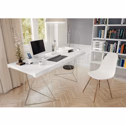Leitz 53611001 vassoio da scrivania Polistirolo Metallico, Bianco - Vista aggiuntiva 3