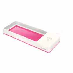 Leitz WOW, Da tavolo, Polistirolo, Metallico, Rosa, Senza contatto, Tavolo, Carica