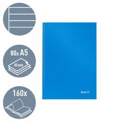 Leitz 46670030 quaderno per scrivere A5 80 fogli Blu - Vista aggiuntiva 2