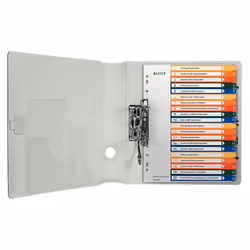 Leitz 12960000 intercalare Indice a linguetta numerico Polipropilene (PP) Multicolore