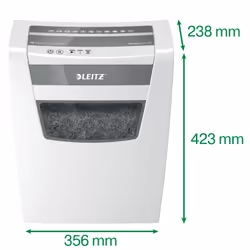 Leitz IQ Home Office P-4 distruggi documenti Taglio a particelle 22 cm Bianco - Vista aggiuntiva 4