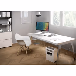 Leitz IQ Home Office P-4 distruggi documenti Taglio a particelle 22 cm Bianco - Vista aggiuntiva 8
