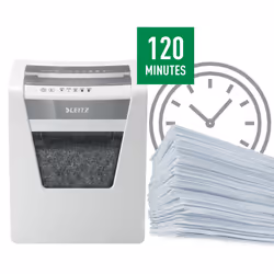 Leitz 80020000 distruggi documenti Taglio a frammenti 22,3 cm Bianco - Vista aggiuntiva 4