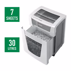 Leitz 80040000 distruggi documenti Taglio a frammenti 23 cm Bianco - Vista aggiuntiva 4
