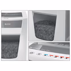 Leitz 80100000 distruggi documenti Taglio a frammenti 23 cm Bianco - Vista aggiuntiva 6