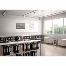 Leitz 80100000 distruggi documenti Taglio a frammenti 23 cm Bianco - Vista aggiuntiva 8