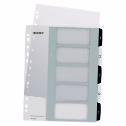 Leitz WOW, Nero, Bianco, Polipropilene (PP), A4+, 245 mm, 2 mm, 305 mm