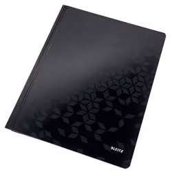 Leitz WOW, Cartella per file convenzionale, A4, Cartoncino, Nero, Ritratto, 250 fogli