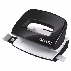 Leitz 50601095, 10 fogli, Nero, Bianco, Metallo, Plastica, 8 cm, 5,5 mm, A4, A5, A6