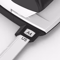 Leitz 50601095 perforatore e accessori 10 fogli Nero, Bianco