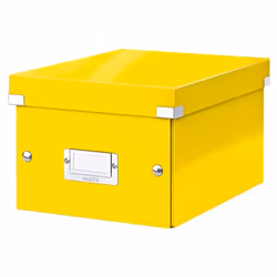 Leitz Click & Store WOW, Armadietto portaoggetti, Giallo, Rettangolare, Polipropilene (PP), Monocromatico, Interno