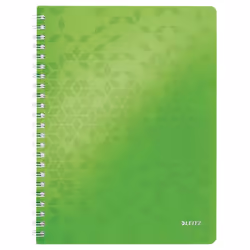 Leitz 46380054, Fantasia, Verde, A4, 80 fogli, 80 g/m², Copertina morbida