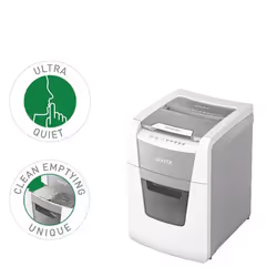 Leitz Distruggidocumenti automatico AutoFeed 100 P4 Small Office - Vista aggiuntiva 5