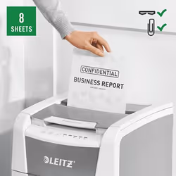 Leitz Distruggidocumenti automatico AutoFeed 100 P4 Small Office - Vista aggiuntiva 8