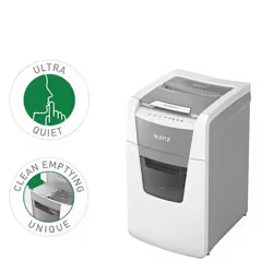 Leitz 80140000 distruggi documenti Taglio a frammenti 22 cm Grigio, Bianco - Vista aggiuntiva 5