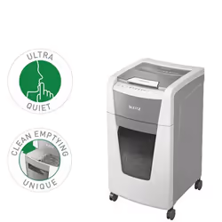 Leitz 80150000 distruggi documenti Triturazione incrociata 22 cm Grigio, Bianco - Vista aggiuntiva 5