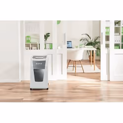 Leitz 80150000 distruggi documenti Triturazione incrociata 22 cm Grigio, Bianco - Vista aggiuntiva 6