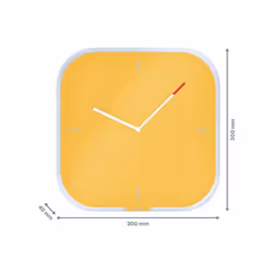 Leitz 90170019 orologio da parete e da tavolo Orologio al quarzo Quadrato Giallo - Vista aggiuntiva 7