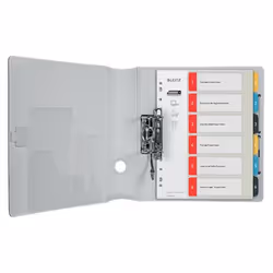 Leitz 12460000 intercalare Indice a linguetta numerico Polipropilene (PP)